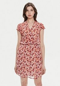 Sukienka letnia Morgan pomarańczowa 241-RINA  Regular Fit