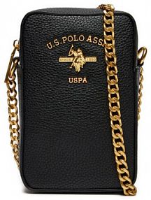 Torebka wieczorowa U.S. Polo Assn. czarna 