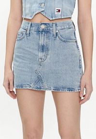 Spódnica jeansowa Tommy Jeans niebieska 