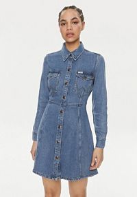 Sukienka jeansowa Wrangler niebieska 