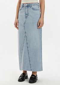 Spódnica jeansowa Gina Tricot niebieska 