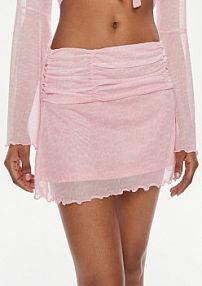 Spódnica mini Juicy Couture różowa 