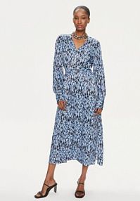 Sukienka Karen by Simonsen niebieska Koszulowa