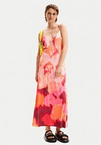 Sukienka letnia Desigual różowa 