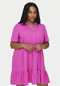 Sukienka letnia ONLY Carmakoma różowa 