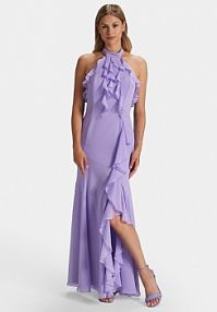 Sukienka wieczorowa Swing fioletowa 