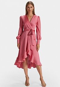 Sukienka koktajlowa Swing różowa 