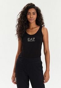 Top EA7 Emporio Armani czarny damski 