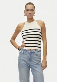 Top Vero Moda beżowy damski 