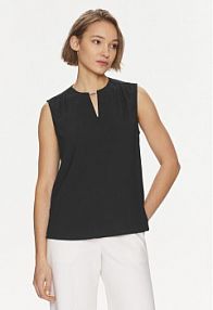 Bluzka Calvin Klein czarna damska 