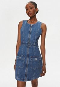 Sukienka jeansowa Tommy Jeans granatowa 