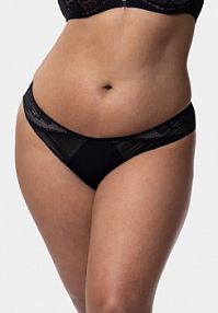 Bokserki Dorina czarne damskie Figi brazylijskie