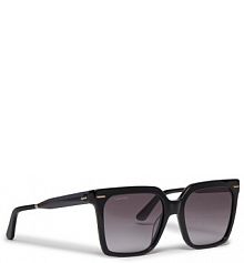 Okulary Calvin Klein czarne damskie Przeciwsłoneczne