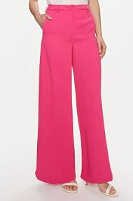 Spodnie eleganckie Silvian Heach różowe damskie Materiałowe