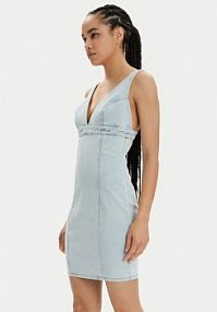 Sukienka jeansowa Guess niebieska 