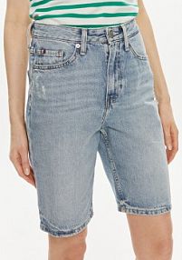Szorty jeansowe Tommy Hilfiger niebieskie 