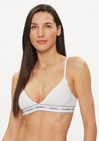 Biustonosz Guess biały Bezfiszbinowy
