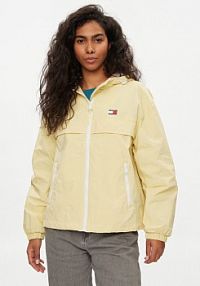 Kurtka przejściowa Tommy Jeans żółta damska Wiatrówka
