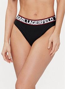 Strój kąpielowy KARL LAGERFELD czarny Dół od bikini
