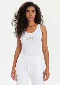 Top EA7 Emporio Armani biały damski 