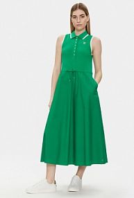 Sukienka letnia Tommy Hilfiger zielona 