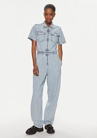 Kombinezon Tommy Jeans niebieski 