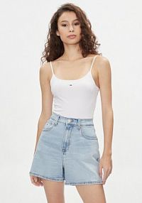 Body Tommy Jeans białe 