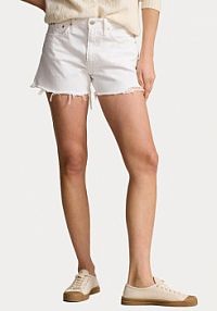 Szorty jeansowe Polo Ralph Lauren białe 