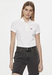 Koszulka polo Levis biała damska Levi's®