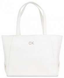 Torebka shopperka Calvin Klein biała 