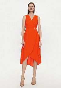 Sukienka letnia Morgan pomarańczowa 