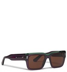 Okulary Calvin Klein fioletowe damskie Przeciwsłoneczne