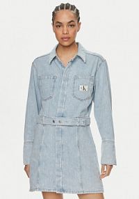 Sukienka jeansowa Calvin Klein Jeans niebieska 