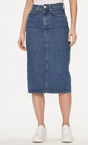 Spódnica jeansowa United Colors Of Benetton niebieska 