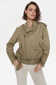 Kurtka przejściowa Silvian Heach beżowa damska 