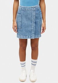 Spódnica mini Mustang niebieska Jeansowa
