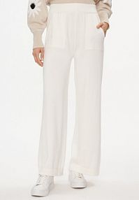 Spodnie dresowe United Colors Of Benetton kremowe damskie 1294DF009 Écru Relaxed Fit
