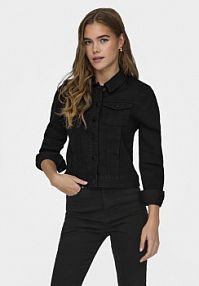 Kurtka jeansowe JDY czarna damska Jeansowa