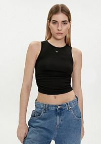 Top Tommy Jeans czarny damski 