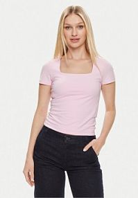 T-shirt Noisy May różowy damski 