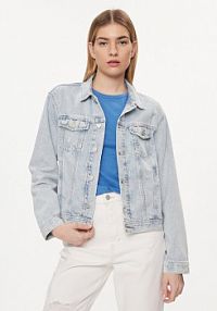 Kurtka jeansowe Tommy Jeans niebieska damska Jeansowa