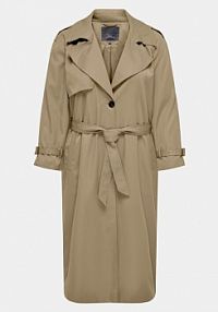 Trencz ONLY Carmakoma beżowy 