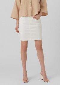 Spódnica jeansowa Vero Moda biała 