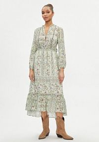 Sukienka letnia REPLAY zielona W9105.000.74956  Regular Fit