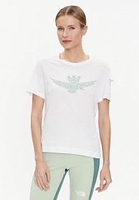 T-shirt Aeronautica Militare biały damski 