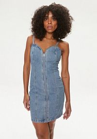 Sukienka jeansowa Guess niebieska 