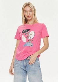 T-shirt Fransa różowy damski 