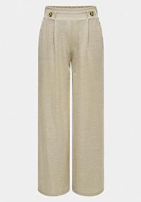 Spodnie eleganckie JDY beżowe damskie Materiałowe