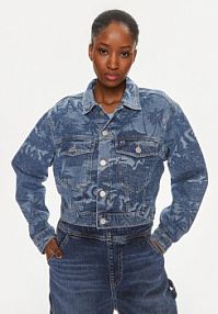 Kurtka jeansowe Tommy Jeans niebieska damska Jeansowa