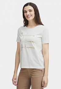 T-shirt Fransa biały damski 